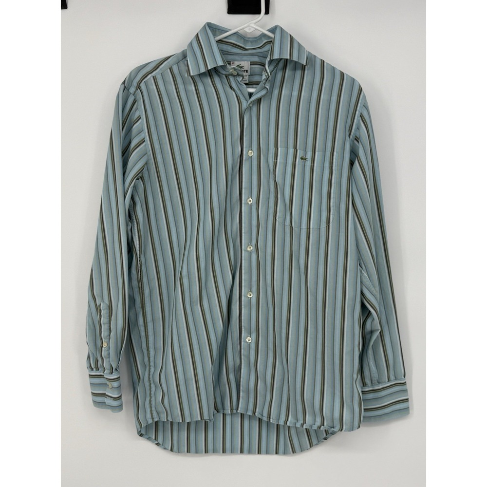 Lacoste Men's Long Sleeve Button Down Size 40